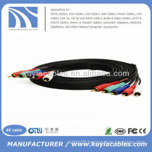 12FT COMPONENT VIDEO CABLE WITH AUDIO 5 RCA TO 5 RCA CABLE HDTV DVD VCR 12 FT